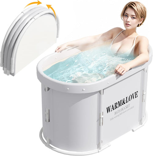 Foldable Bathtub Soaking Tub Portable