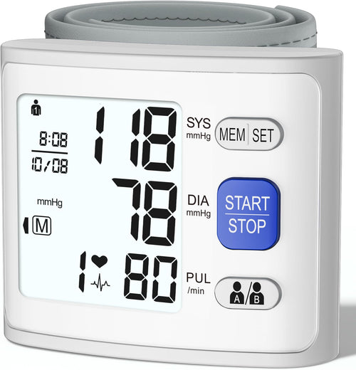 Blood Pressure Monitor Digital Wrist