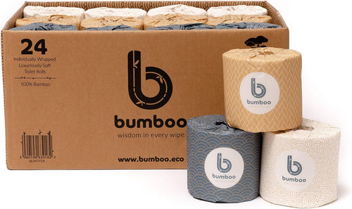 Bamboo Toilet Paper 24 Rolls Eco