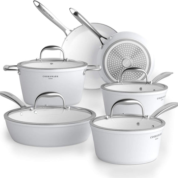 Ceramic Non-Stick Cookware Set 10-Piece