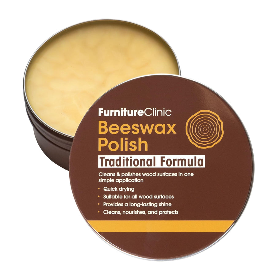 Natural Beeswax Polish Furniture 8oz