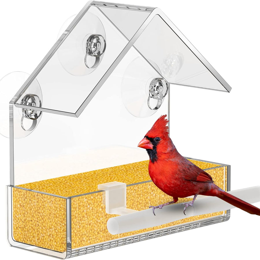 Cat Window Bird Feeder Suction Cup