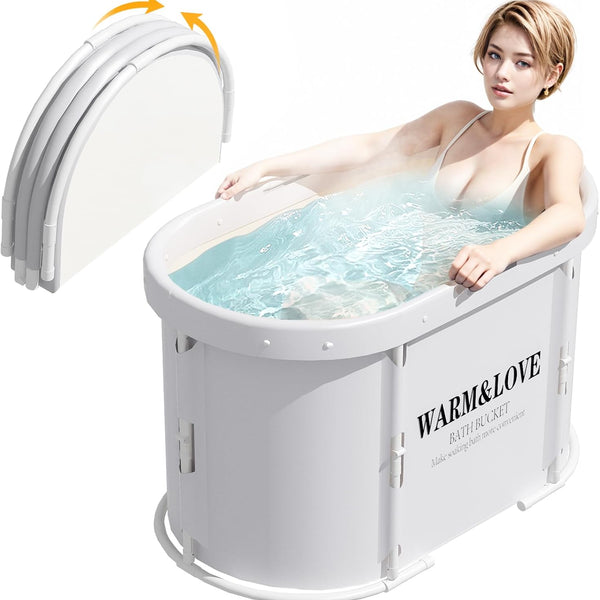 Foldable Bathtub Soaking Tub Portable