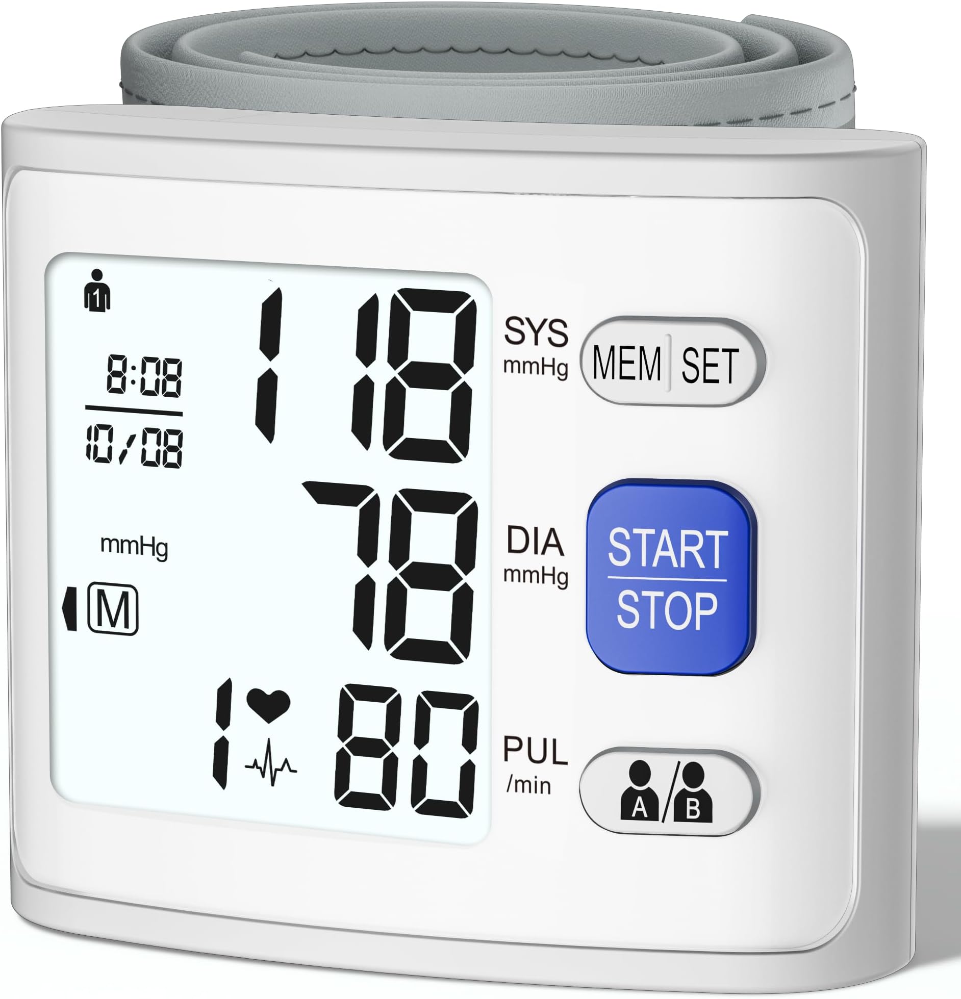 Blood Pressure Monitor Digital Wrist