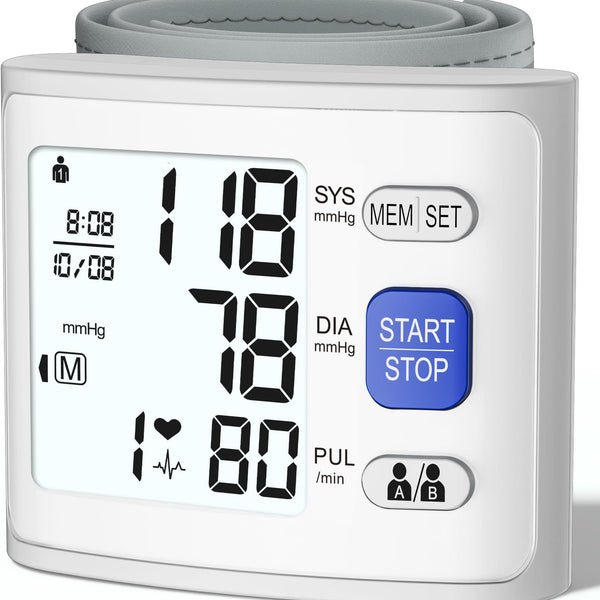 Blood Pressure Monitor Digital Wrist