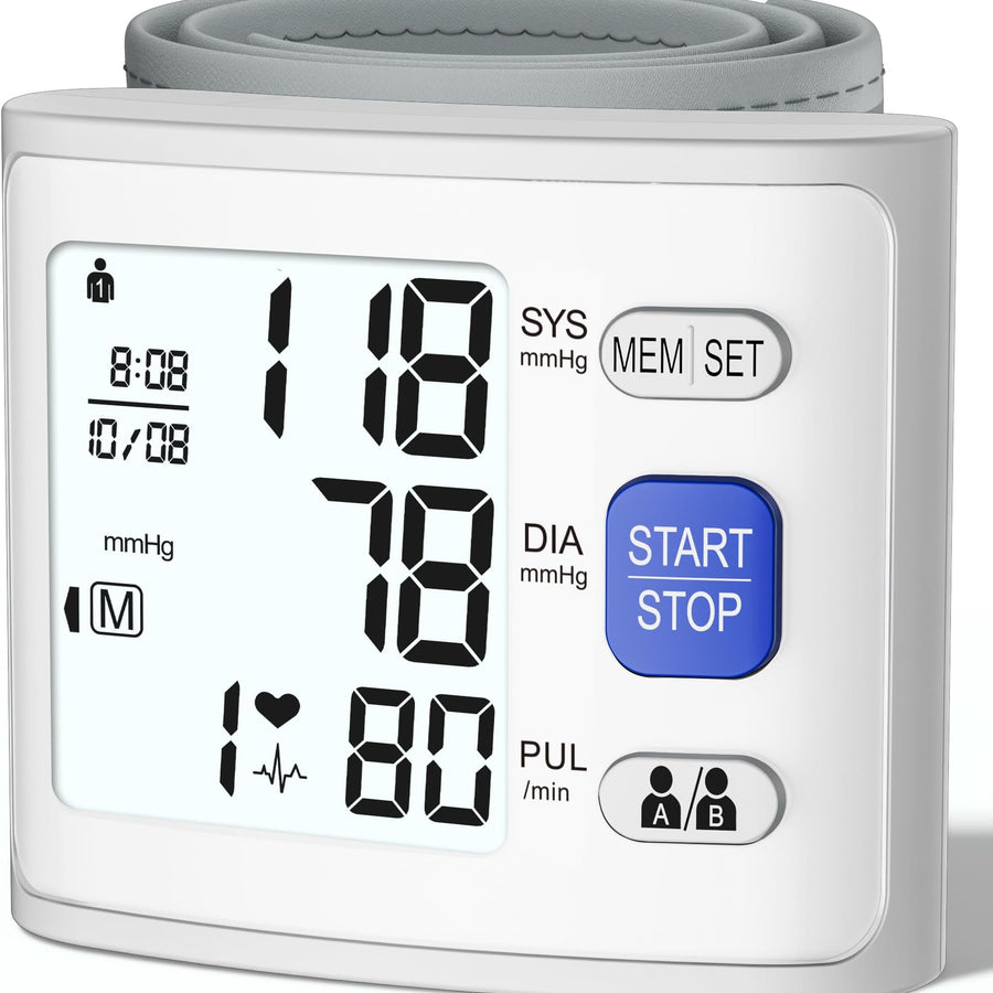 Blood Pressure Monitor Digital Wrist