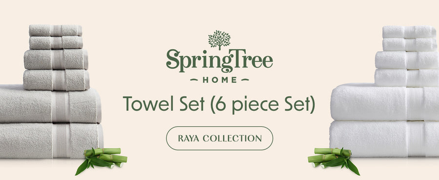 Bamboo Fiber Towel Set 6-Piece