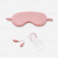 Silk Eye Mask with Ear Plugs Set