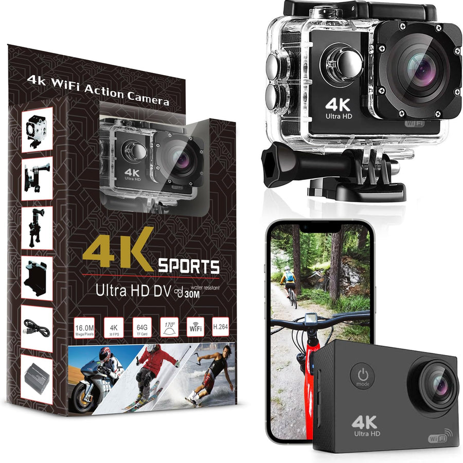 4K Ultra HD Action Camera Waterproof