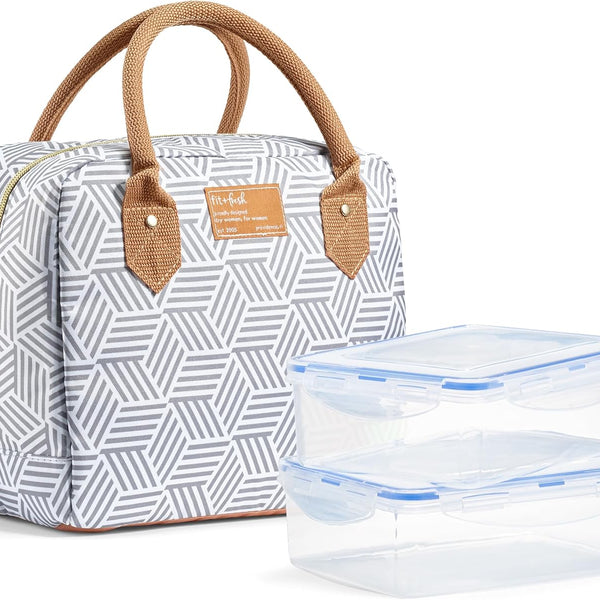 Insulated Lunch Bag with Containers