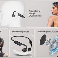 Focus Music Headphones Bone Conduction