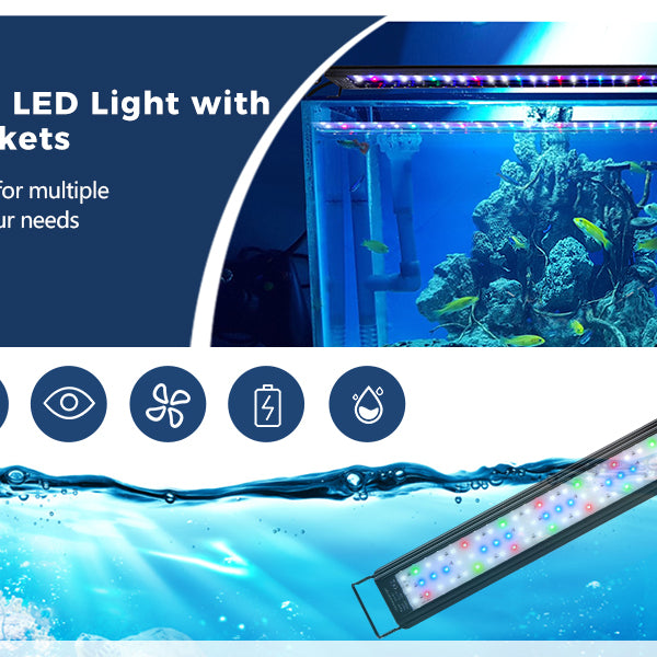 Fish Tank LED Aquarium Light 20-Inch