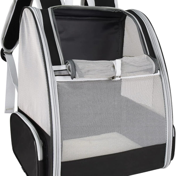 Pet Carrier Backpack with Mesh Windows