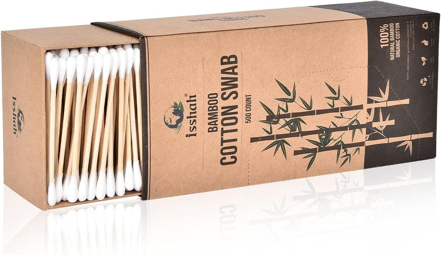 Bamboo Cotton Swabs 500-Count