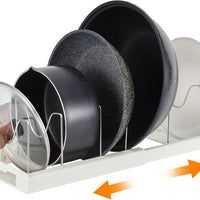 Adjustable Pot Lid Holder Stand