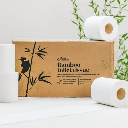 Bamboo Toilet Paper 24 Rolls Eco