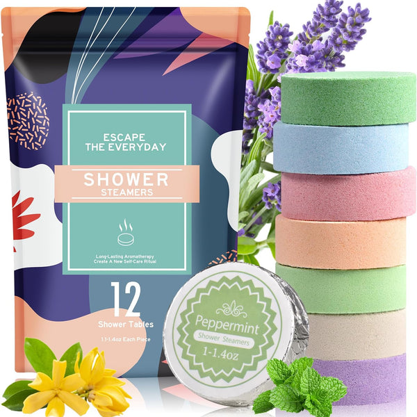 Aromatherapy Shower Steamers 12-Pack