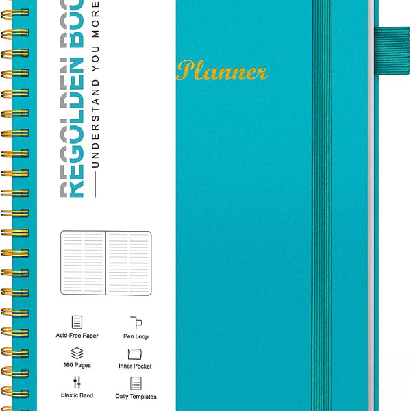 Planner Notebook Hardcover Undated