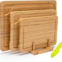 Bamboo Cutting Board Set of 3