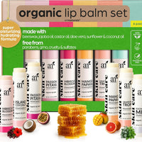 Organic Beeswax Lip Balm Set 6-Pack