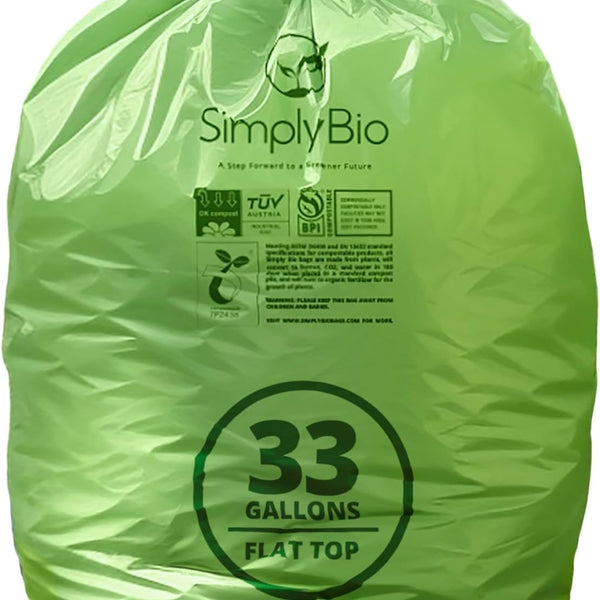 Compostable Garbage Bags 30-Gallon 40-Count