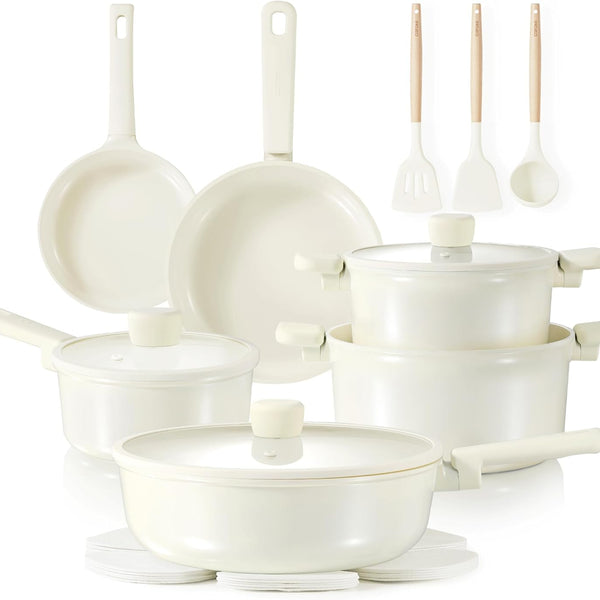 Ceramic Non-Stick Cookware Set 10-Piece