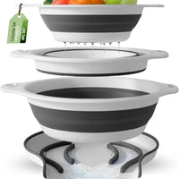 Collapsible Silicone Colander Set