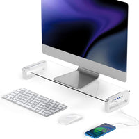 Monitor Riser with USB Hub Stand
