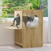 Elevated Cat Feeding Station