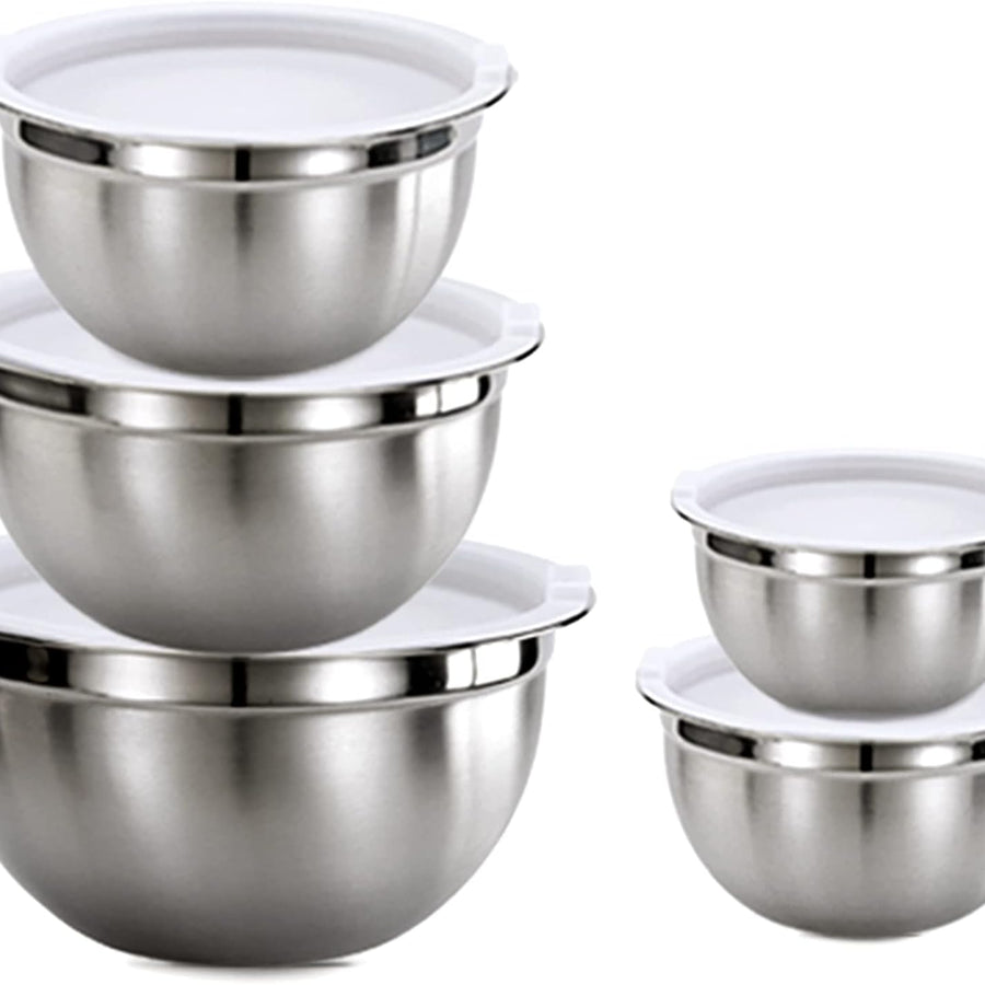 Stainless Steel Mixing Bowl Set 5-Piece