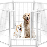 Foldable Dog Exercise Playpen 8-Panel