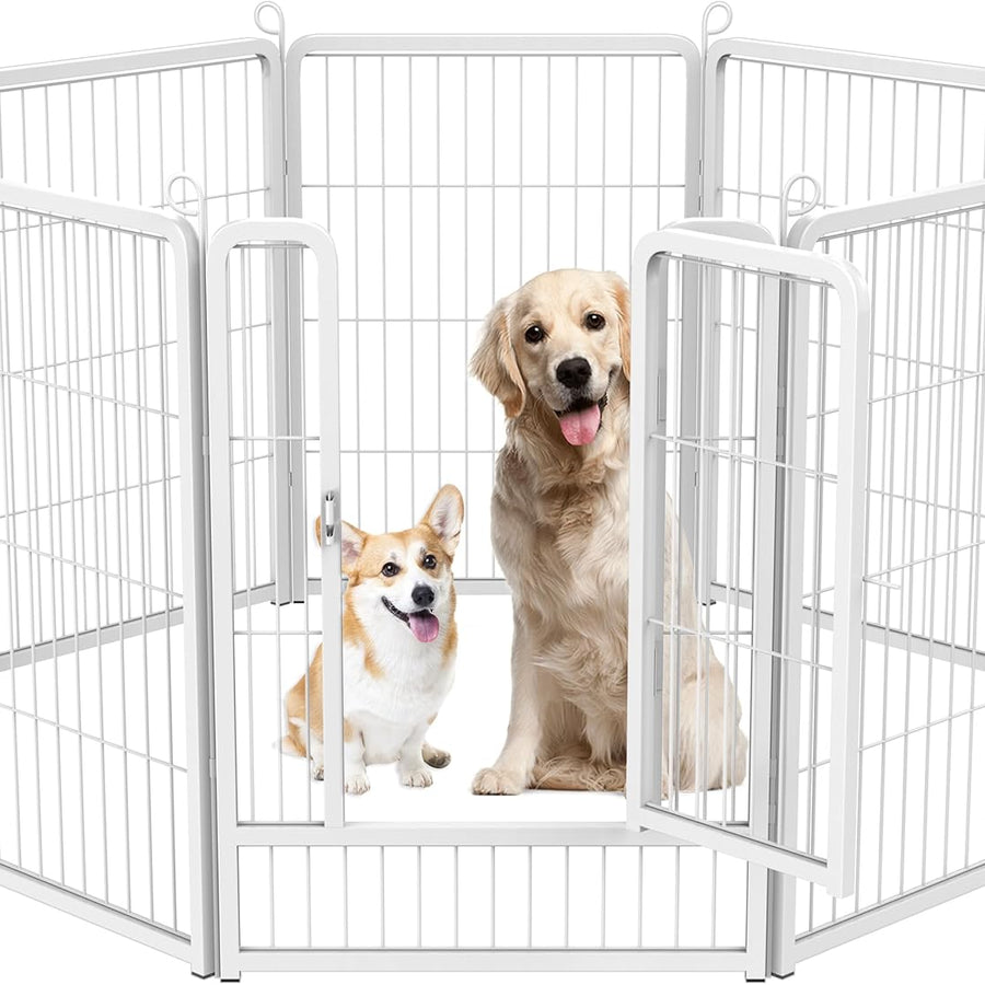 Foldable Dog Exercise Playpen 8-Panel