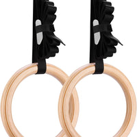 Gymnastic Rings Wooden Adjustable
