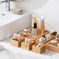 Bamboo Bathroom Vanity Organizer