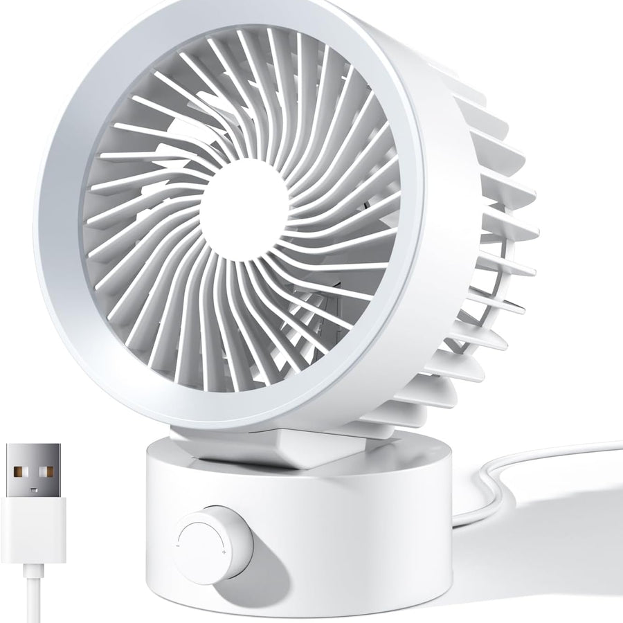 Desk Fan USB Quiet Mini