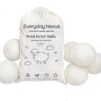 Organic Wool Dryer Balls Set of 6