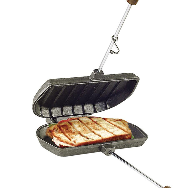 Cast Iron Grill Press Panini Maker