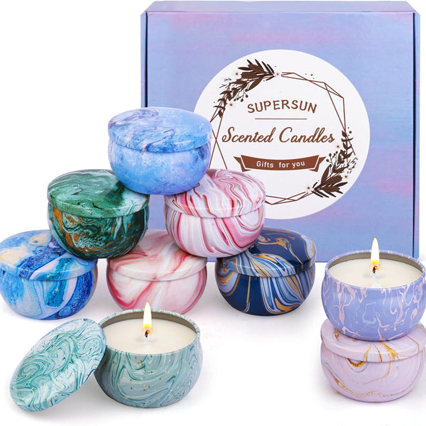 Beeswax Candle Set 3-Pack Soy Blend