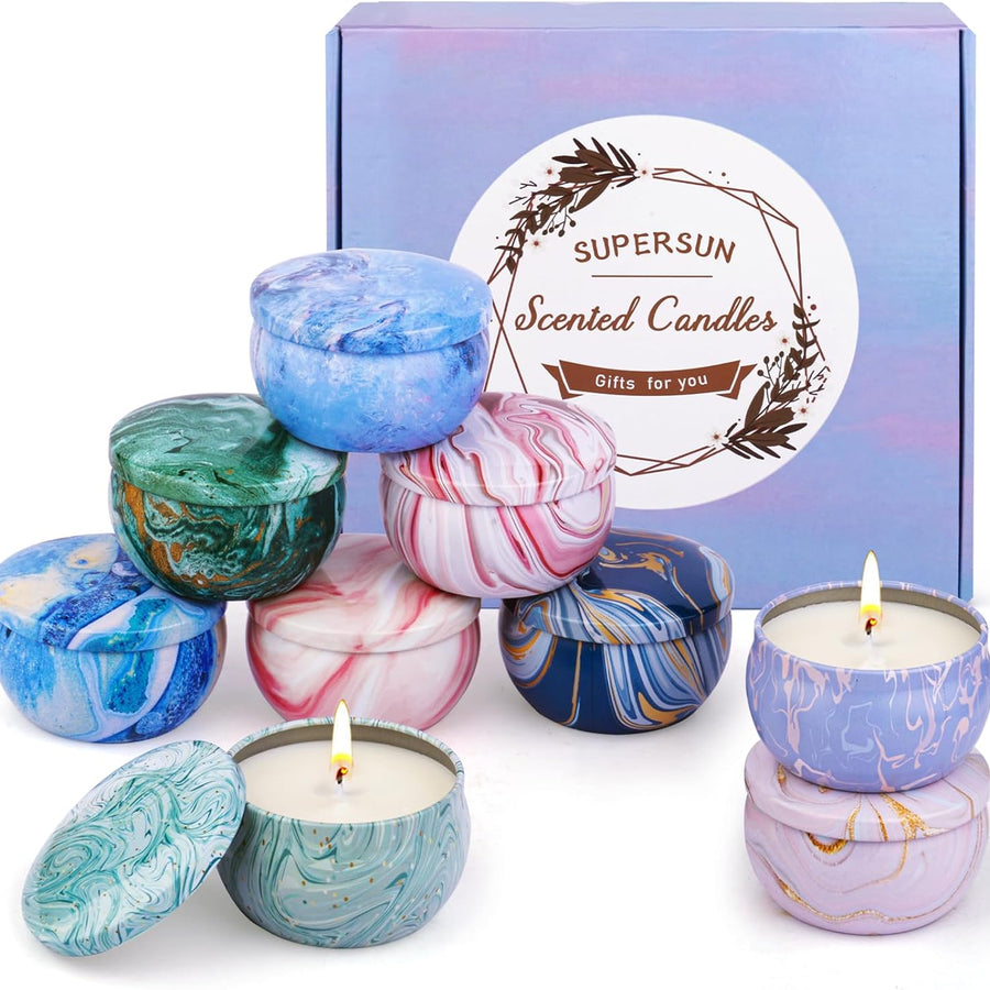 Beeswax Candle Set 3-Pack Soy Blend