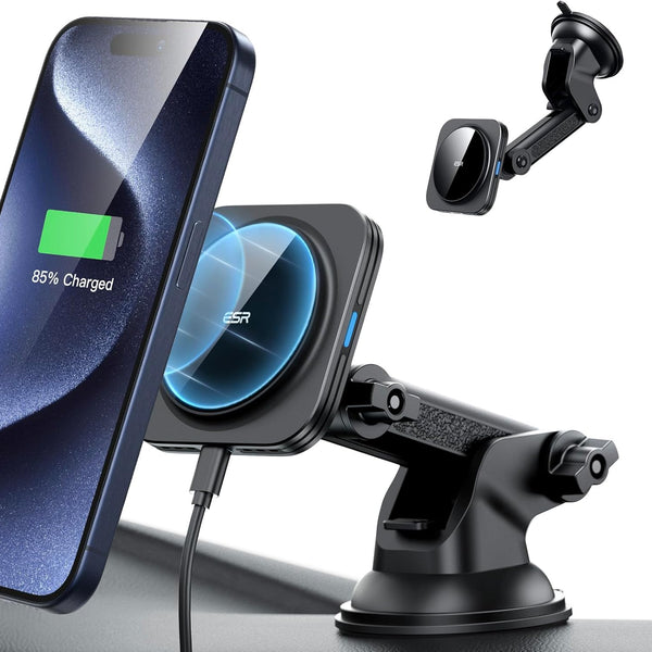 Magnetic Phone Mount Wireless Charger