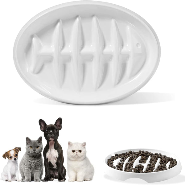 Cat Food Puzzle Feeder Bowl