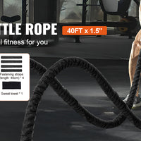 Battle Rope 40ft Heavy Training