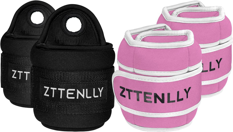 Ankle Weights Adjustable 5lb Pair