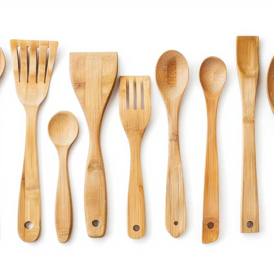 Bamboo Kitchen Utensil Set (12-Piece)