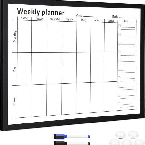 Magnetic Weekly Planner Whiteboard