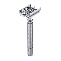Stainless Steel Safety Razor + 10 Blades