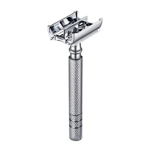 Stainless Steel Safety Razor + 10 Blades