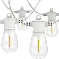 Patio String Lights 48ft Waterproof